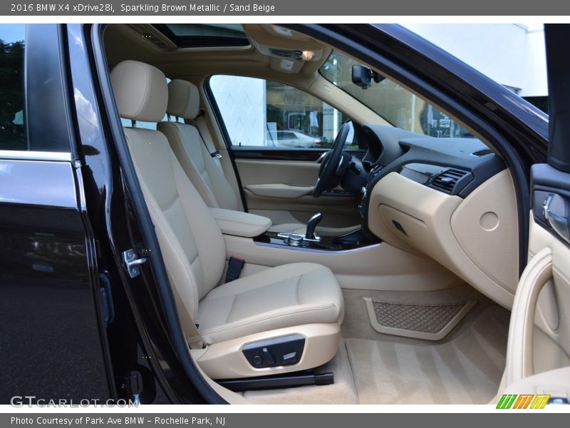 Sparkling Brown Metallic / Sand Beige 2016 BMW X4 xDrive28i