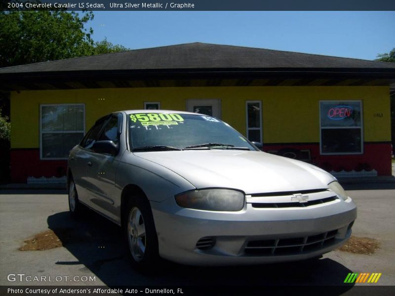 Ultra Silver Metallic / Graphite 2004 Chevrolet Cavalier LS Sedan
