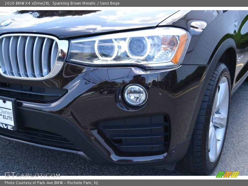 Sparkling Brown Metallic / Sand Beige 2016 BMW X4 xDrive28i