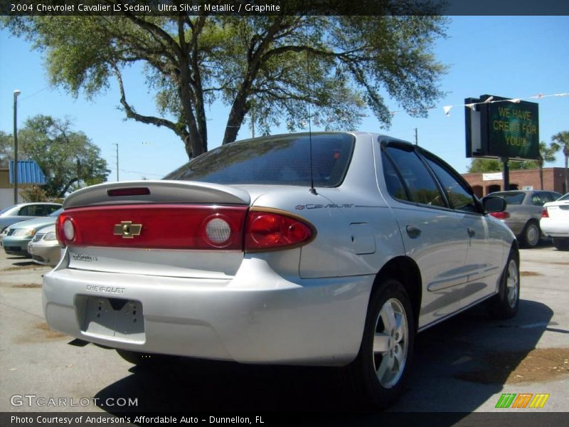Ultra Silver Metallic / Graphite 2004 Chevrolet Cavalier LS Sedan