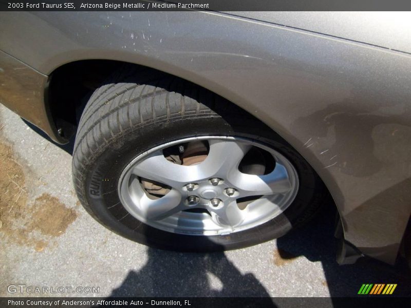 Arizona Beige Metallic / Medium Parchment 2003 Ford Taurus SES