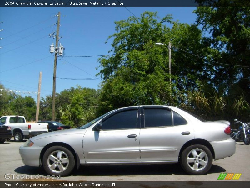 Ultra Silver Metallic / Graphite 2004 Chevrolet Cavalier LS Sedan