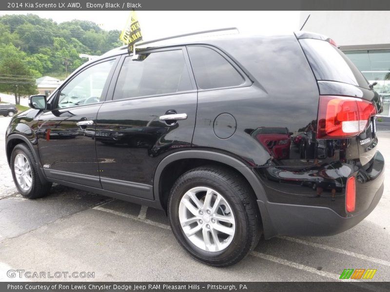 Ebony Black / Black 2014 Kia Sorento LX AWD