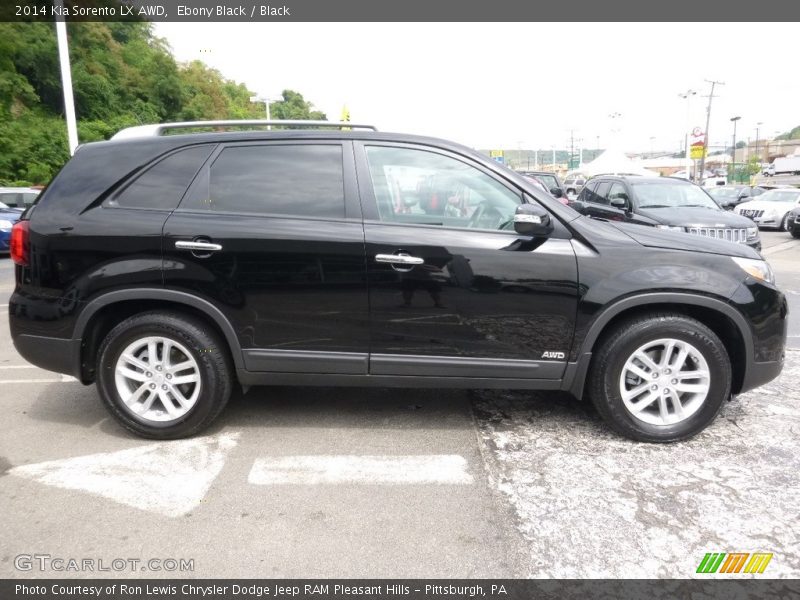 Ebony Black / Black 2014 Kia Sorento LX AWD