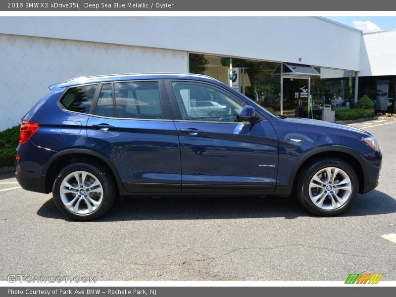  2016 X3 xDrive35i Deep Sea Blue Metallic