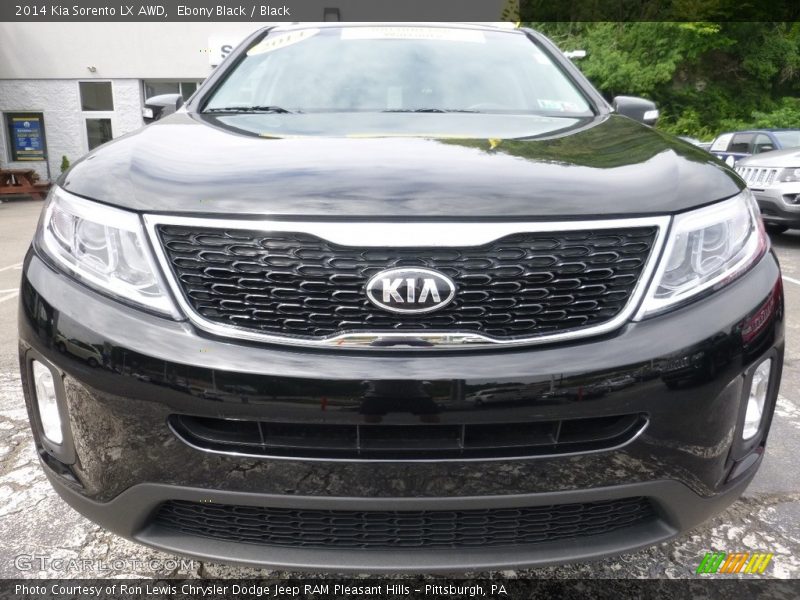 Ebony Black / Black 2014 Kia Sorento LX AWD