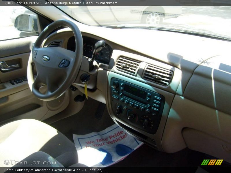 Arizona Beige Metallic / Medium Parchment 2003 Ford Taurus SES