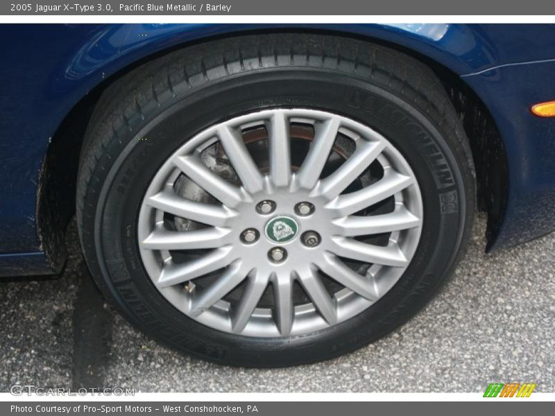 Pacific Blue Metallic / Barley 2005 Jaguar X-Type 3.0