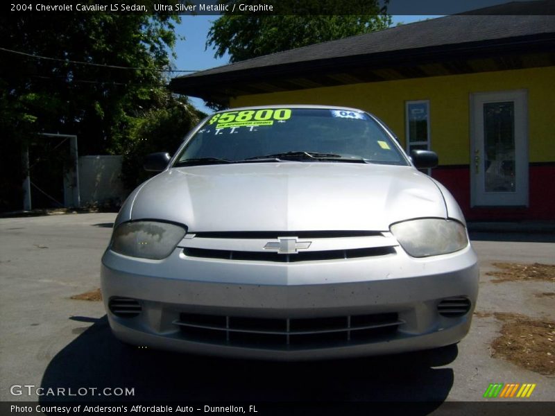 Ultra Silver Metallic / Graphite 2004 Chevrolet Cavalier LS Sedan