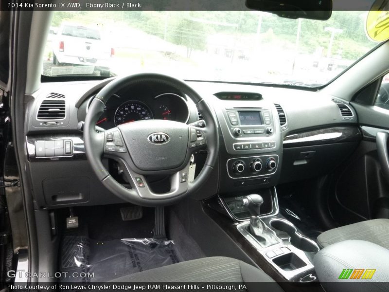 Ebony Black / Black 2014 Kia Sorento LX AWD