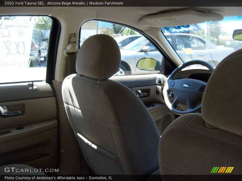 Arizona Beige Metallic / Medium Parchment 2003 Ford Taurus SES