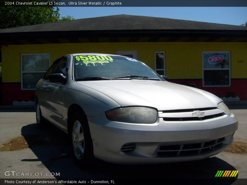 Ultra Silver Metallic / Graphite 2004 Chevrolet Cavalier LS Sedan