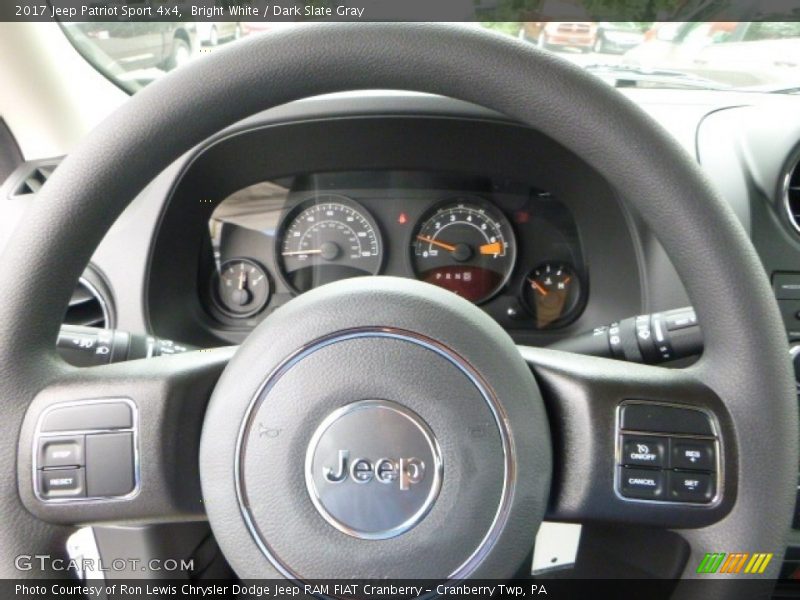 Bright White / Dark Slate Gray 2017 Jeep Patriot Sport 4x4