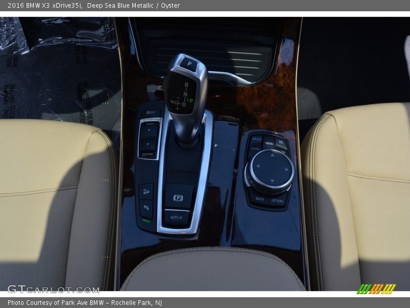 Deep Sea Blue Metallic / Oyster 2016 BMW X3 xDrive35i