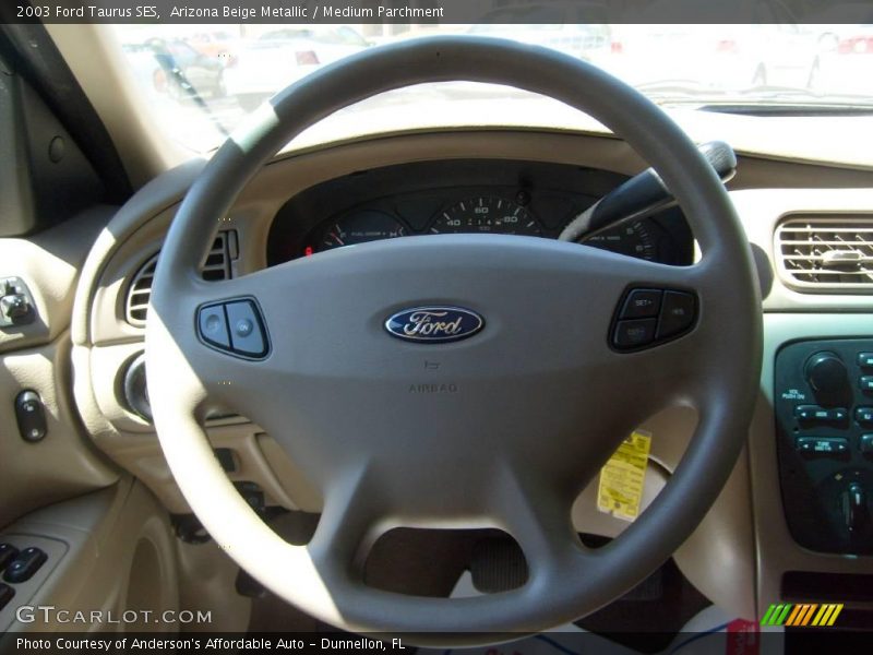 Arizona Beige Metallic / Medium Parchment 2003 Ford Taurus SES