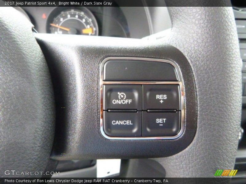 Bright White / Dark Slate Gray 2017 Jeep Patriot Sport 4x4