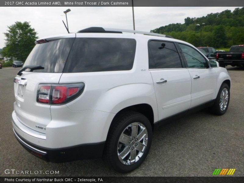 White Frost Tricoat / Dark Cashmere 2017 GMC Acadia Limited AWD