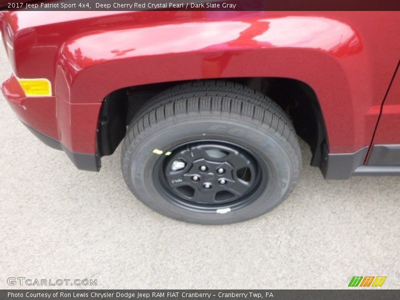 Deep Cherry Red Crystal Pearl / Dark Slate Gray 2017 Jeep Patriot Sport 4x4