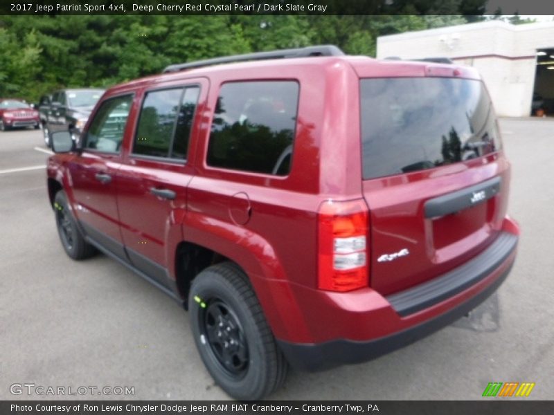 Deep Cherry Red Crystal Pearl / Dark Slate Gray 2017 Jeep Patriot Sport 4x4