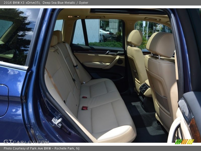 Deep Sea Blue Metallic / Oyster 2016 BMW X3 xDrive35i