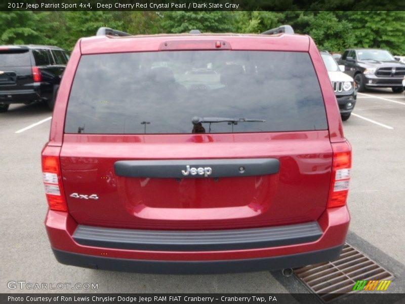 Deep Cherry Red Crystal Pearl / Dark Slate Gray 2017 Jeep Patriot Sport 4x4