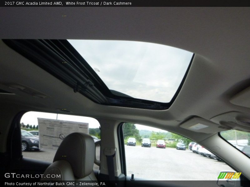 White Frost Tricoat / Dark Cashmere 2017 GMC Acadia Limited AWD