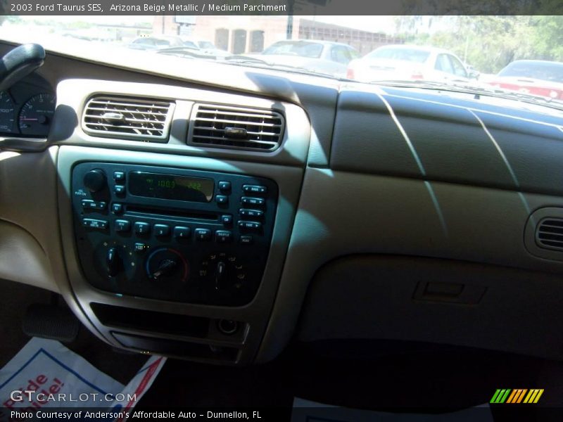 Arizona Beige Metallic / Medium Parchment 2003 Ford Taurus SES