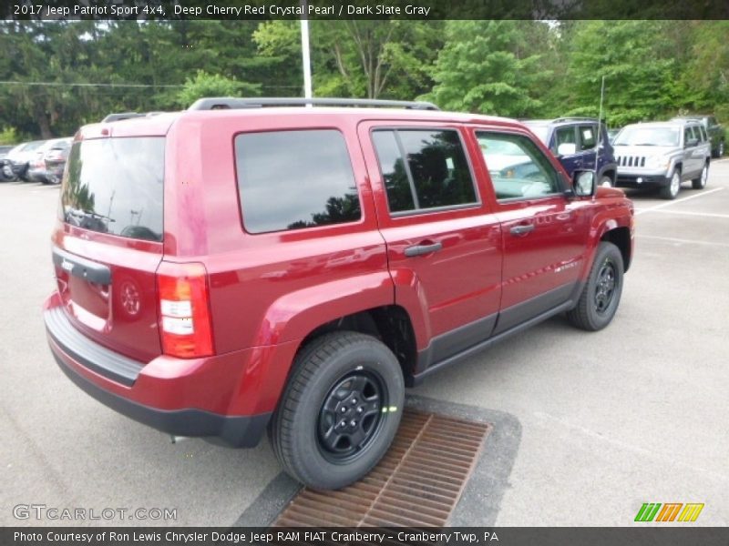 Deep Cherry Red Crystal Pearl / Dark Slate Gray 2017 Jeep Patriot Sport 4x4