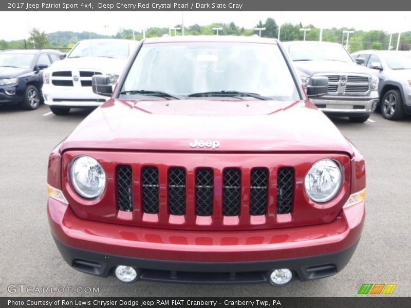 Deep Cherry Red Crystal Pearl / Dark Slate Gray 2017 Jeep Patriot Sport 4x4