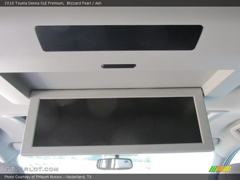 Blizzard Pearl / Ash 2016 Toyota Sienna XLE Premium