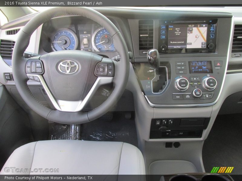 Blizzard Pearl / Ash 2016 Toyota Sienna XLE Premium
