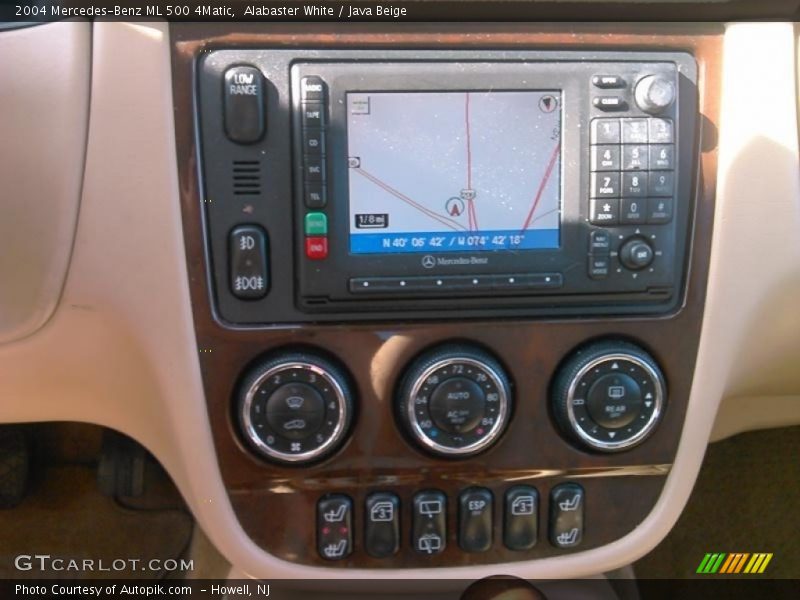 Alabaster White / Java Beige 2004 Mercedes-Benz ML 500 4Matic