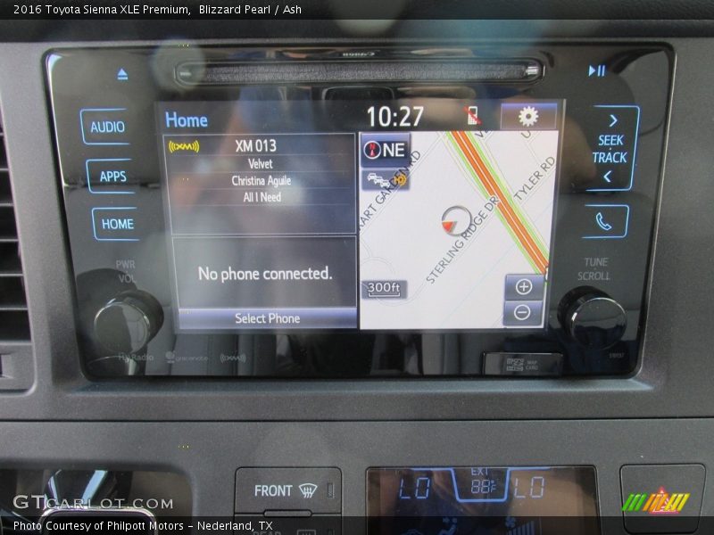 Blizzard Pearl / Ash 2016 Toyota Sienna XLE Premium