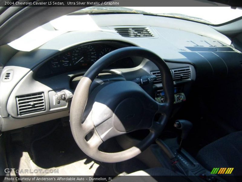 Ultra Silver Metallic / Graphite 2004 Chevrolet Cavalier LS Sedan
