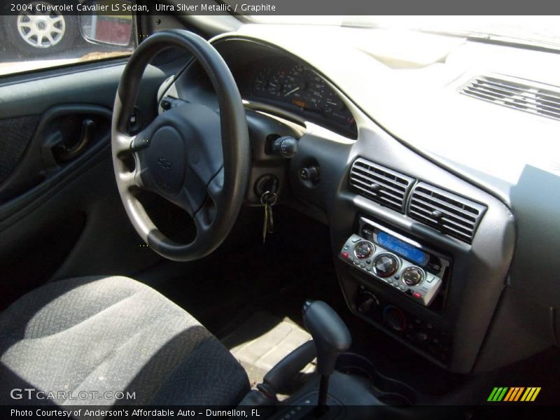 Ultra Silver Metallic / Graphite 2004 Chevrolet Cavalier LS Sedan