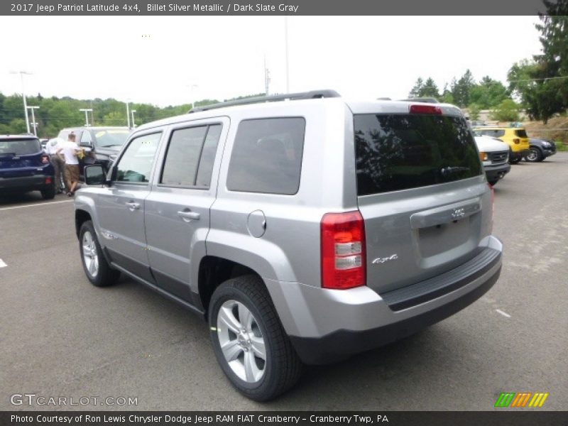Billet Silver Metallic / Dark Slate Gray 2017 Jeep Patriot Latitude 4x4