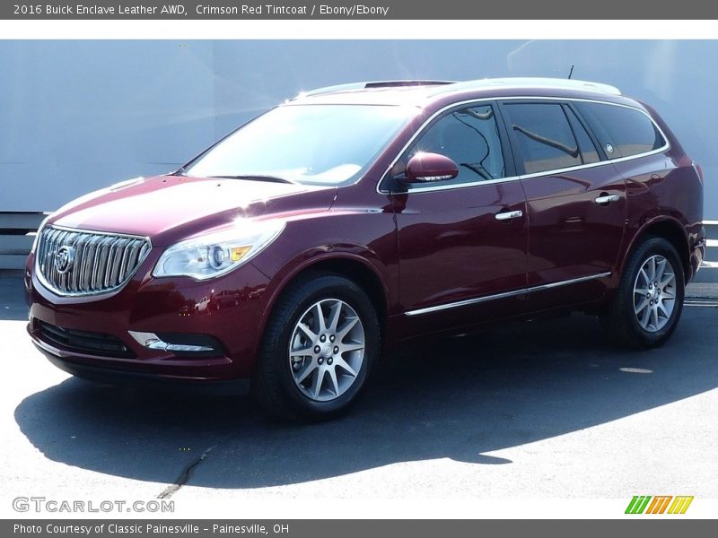 Crimson Red Tintcoat / Ebony/Ebony 2016 Buick Enclave Leather AWD