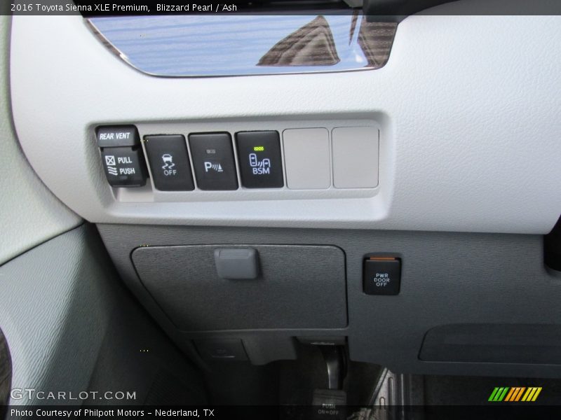 Blizzard Pearl / Ash 2016 Toyota Sienna XLE Premium