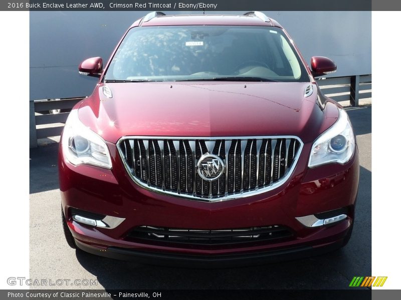 Crimson Red Tintcoat / Ebony/Ebony 2016 Buick Enclave Leather AWD
