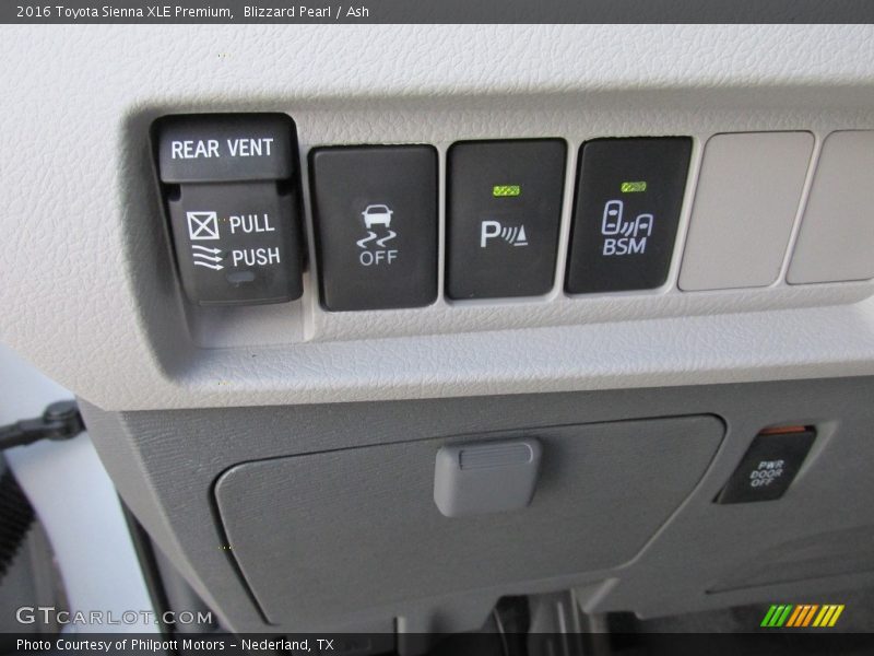 Blizzard Pearl / Ash 2016 Toyota Sienna XLE Premium