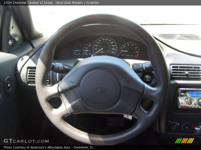 Ultra Silver Metallic / Graphite 2004 Chevrolet Cavalier LS Sedan