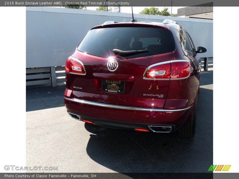 Crimson Red Tintcoat / Ebony/Ebony 2016 Buick Enclave Leather AWD