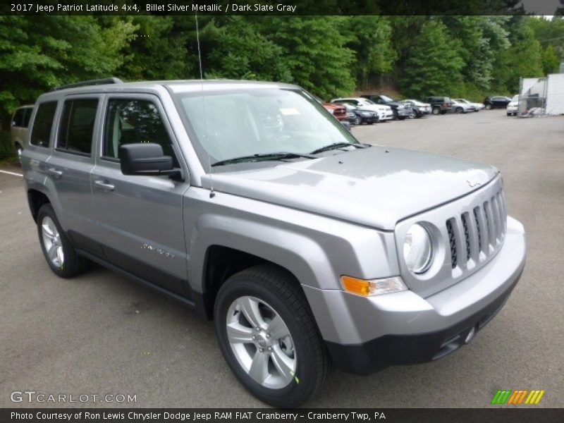 Billet Silver Metallic / Dark Slate Gray 2017 Jeep Patriot Latitude 4x4