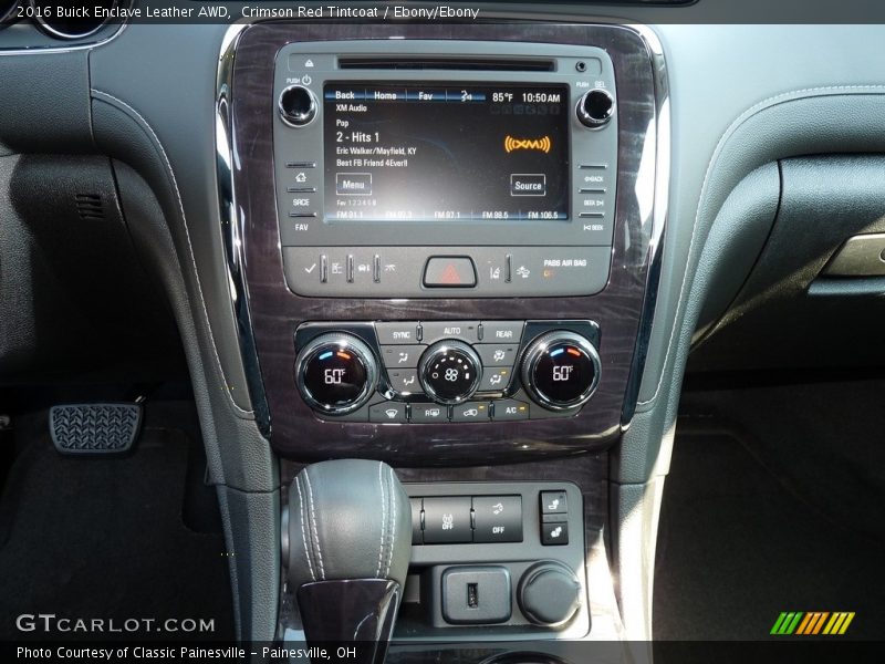 Crimson Red Tintcoat / Ebony/Ebony 2016 Buick Enclave Leather AWD