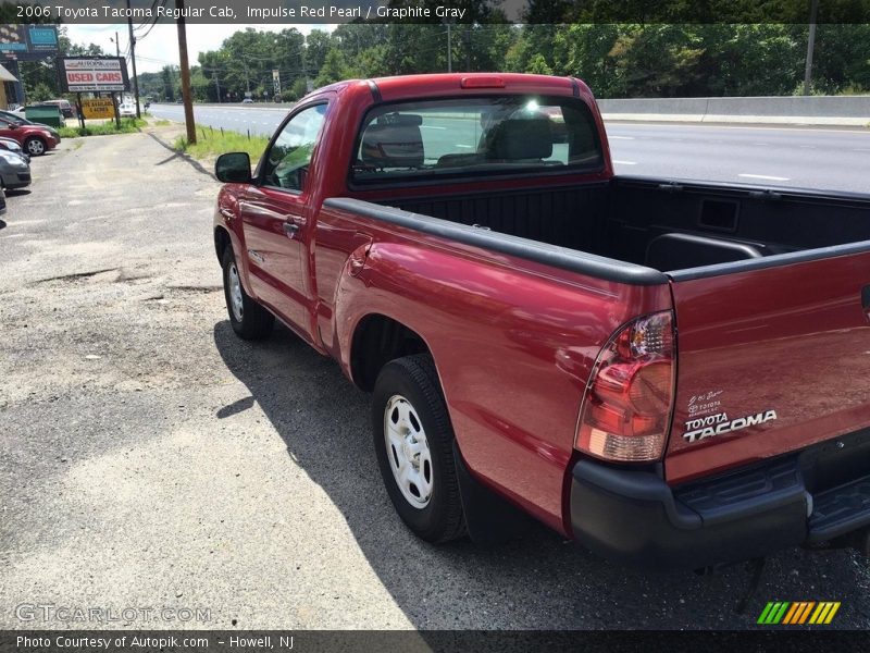 Impulse Red Pearl / Graphite Gray 2006 Toyota Tacoma Regular Cab