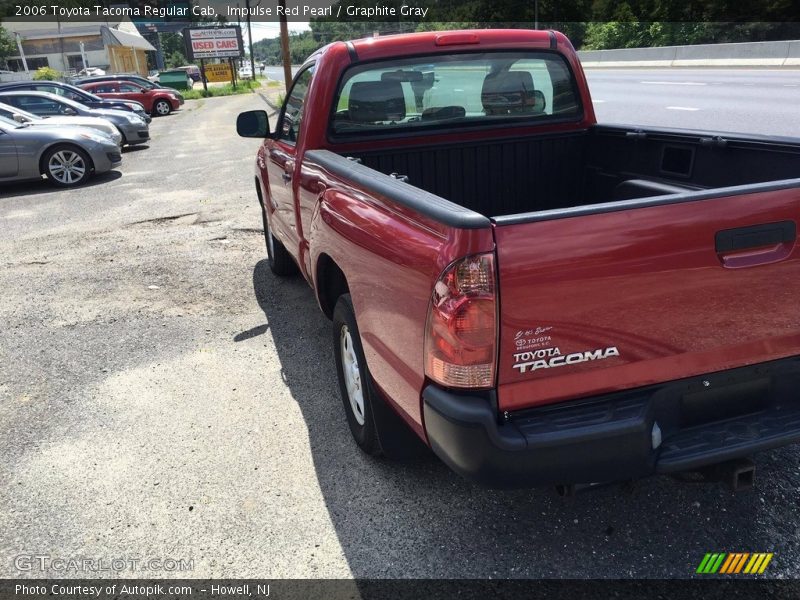 Impulse Red Pearl / Graphite Gray 2006 Toyota Tacoma Regular Cab