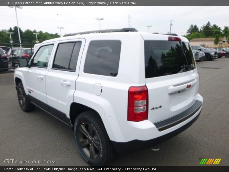 Bright White / Dark Slate Gray 2017 Jeep Patriot 75th Anniversary Edition 4x4