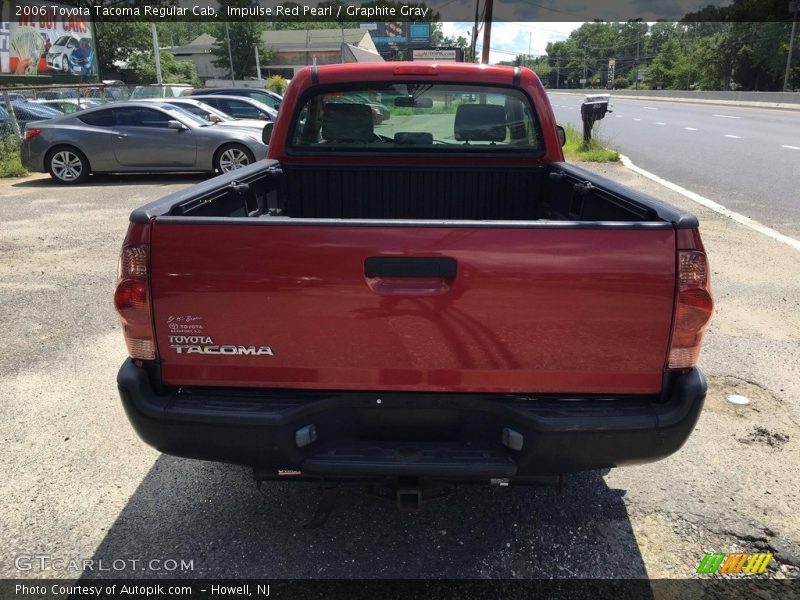 Impulse Red Pearl / Graphite Gray 2006 Toyota Tacoma Regular Cab