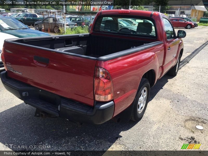 Impulse Red Pearl / Graphite Gray 2006 Toyota Tacoma Regular Cab