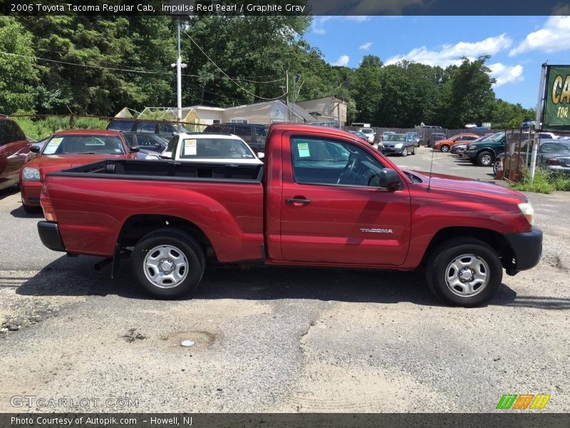 Impulse Red Pearl / Graphite Gray 2006 Toyota Tacoma Regular Cab